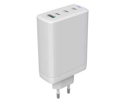 Ładowarka do smartfonów CANYON Ładowarka sieciowa CU140ACC GaN 150W 3xPD 1xQC EU Biała